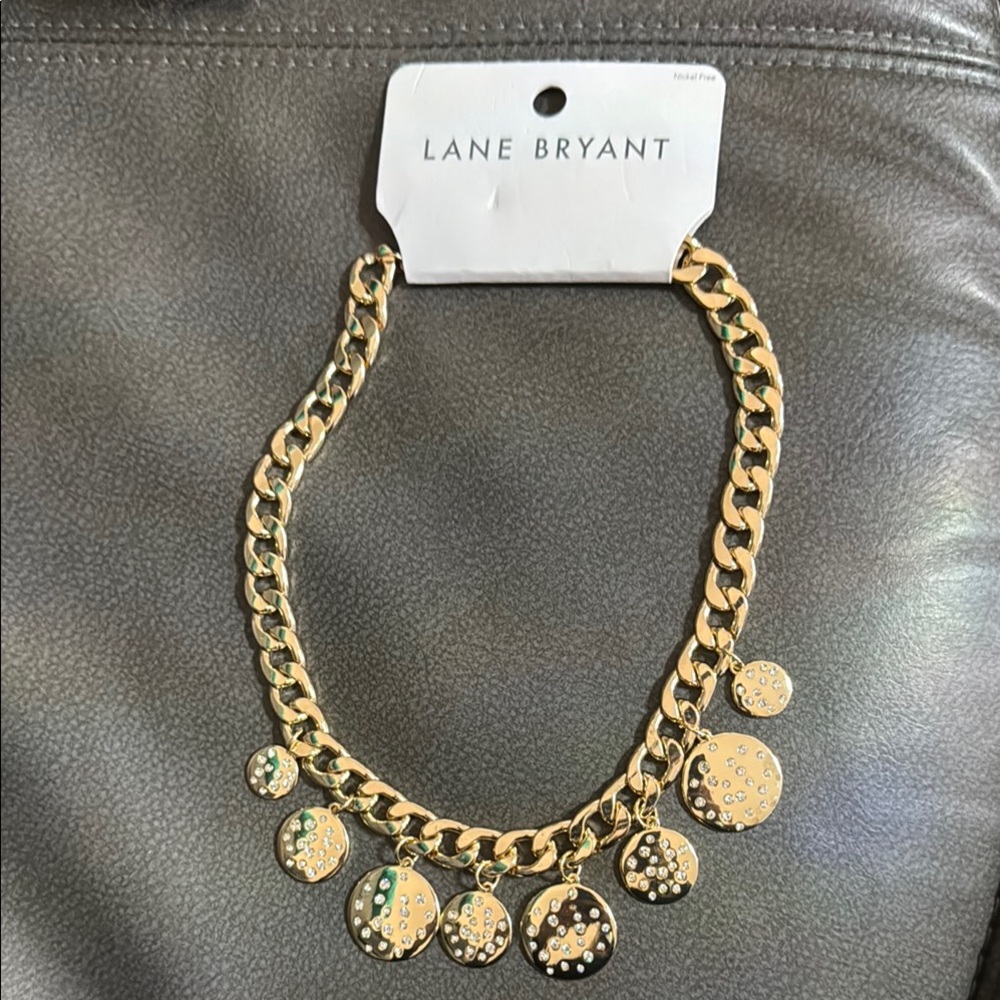 Lane Bryant Gold Charm Necklace